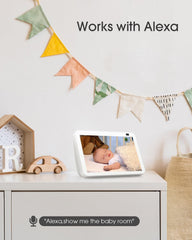 Yonvim app interface showing live baby feed on smartphone