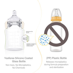 Yooforea soft-teat nipple mimics natural latch for comfort