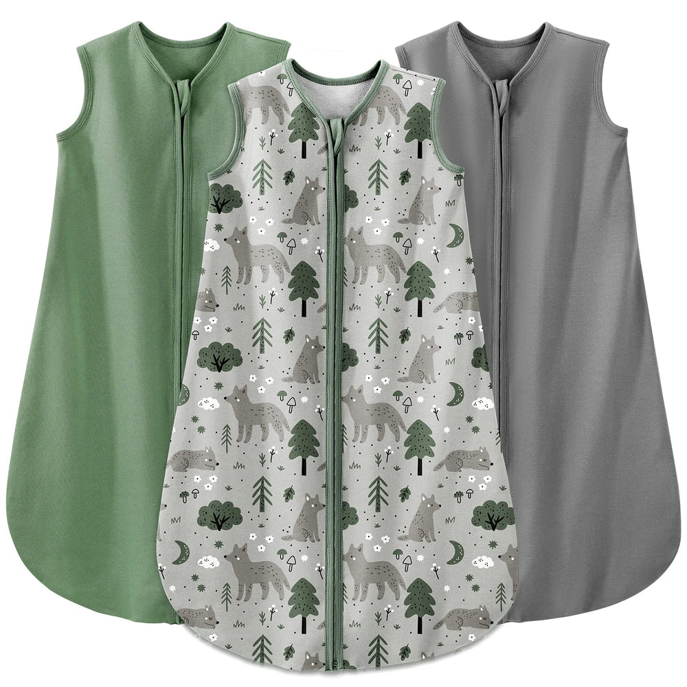 Yoofoss baby sleep sack 0-6 months in soft organic cotton for cozy nights