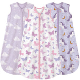 Yoofoss baby sleep sack 0-6 months with 2-way zipper for easy night changes