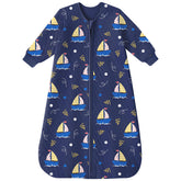 Yoofoss baby sleep sack with sleeves in soft organic cotton showing gentle all season warmth