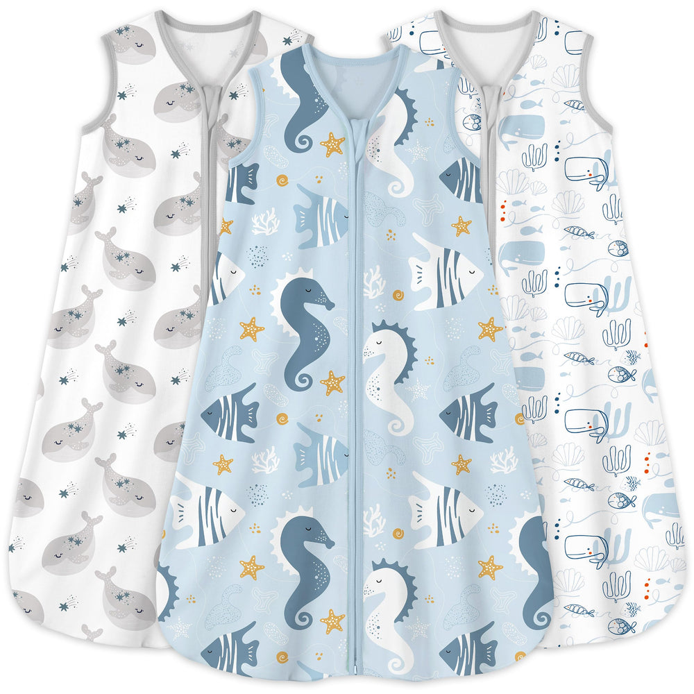 Yoofoss baby sleep sack 0-6m organic cotton for breathable comfort and cozy warmth.