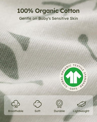 Yoofoss 2-way zip with guard protects baby's skin