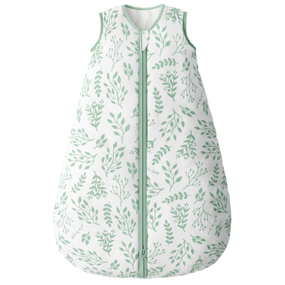 Yoofoss Baby Sleep Sack front view in warm organic cotton for cozy sleep
