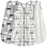 Yoofoss baby sleep sack front view shows cozy, breathable fabric for gentle warmth