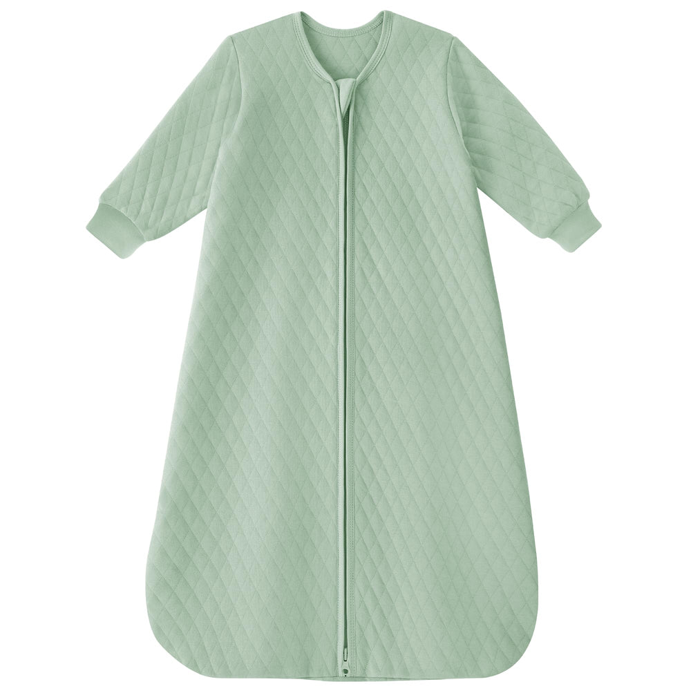 Yoofoss baby sleep sack with long sleeves for all-year warmth and comfort.
