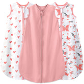 Yoofoss baby sleep sack in organic cotton for soft, breathable comfort.
