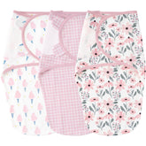 Yoofoss baby swaddle full view shows a safe, breathable wrap.