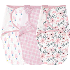 Yoofoss baby swaddle full view shows a safe, breathable wrap.