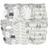 Yoofoss organic cotton baby swaddle is breathable for newborn skin.