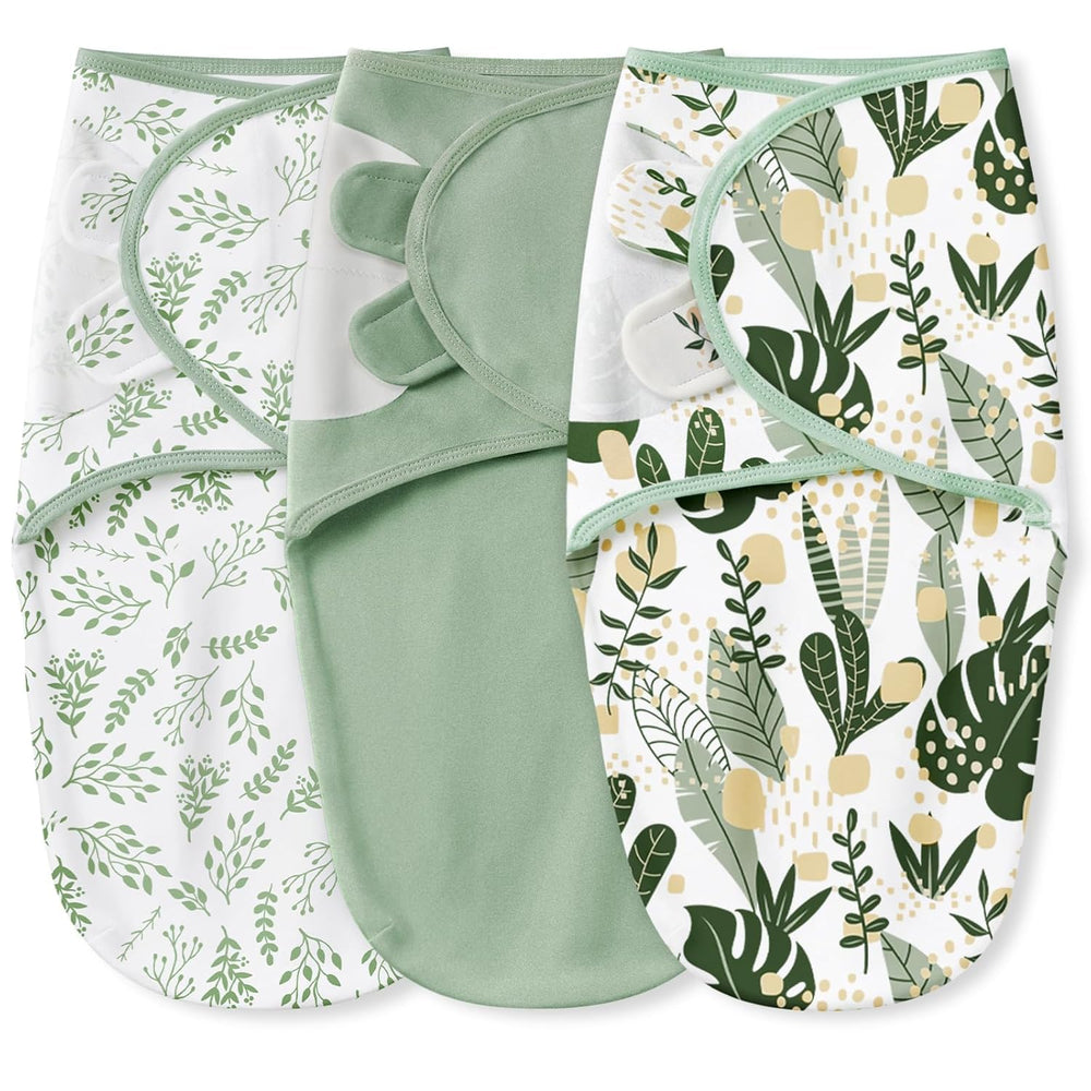 Yoofoss baby swaddle sleep sack front view offering snug fit for newborn comfort.