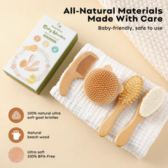 Yoofoss detangler brush designed for quick drying after baths