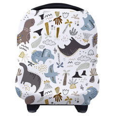 Yoofoss dinosaur nursing cover providing privacy during feeding in public