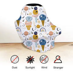 Yoofoss High Chair Cover protects the dining area during meals away from germs.