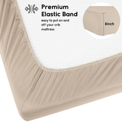 Yoofoss microfiber soft baby sheet highlights gentle, skin-friendly fabric