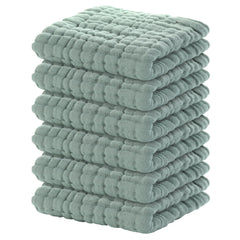Yoofoss muslin baby washcloths with soft edges for gentle skin care.