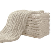 Yoofoss muslin burp cloths 20x10 pack, ultra-soft and absorbent for drool and spills.