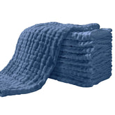 Yoofoss muslin burp cloths pack shown for everyday burping use