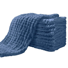 Yoofoss muslin burp cloths pack shown for everyday burping use
