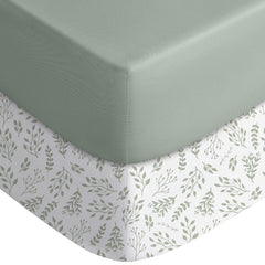 Yoofoss Pack and Play Sheets provide a snug fit with a full-elastic edge.