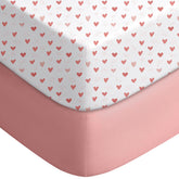 Yoofoss fitted pack and play sheet with perfect fit for 38x26 mattress