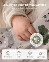 Yoofoss 1.0 tog sleep sack provides light warmth for all seasons.