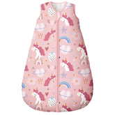 Yoofoss sleep sack with 2-way zipper for quick diaper changes and safe hip positioning