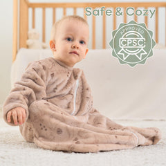 Yoofoss soft plush fleece material provides gentle warmth and comfort.
