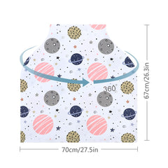 Yoofoss stroller cover provides sun protection with gentle airflow for baby.