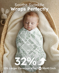 Yoofoss unisex newborn blanket wrap demonstrates versatile swaddling and comfort.