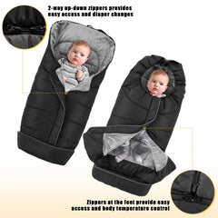 Yoofoss water-resistant outer fabric protects against rain and splashes.