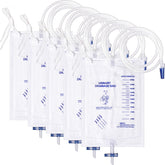 YOOGUSTO urine bag with 2000ml capacity and clear scale for easy monitoring