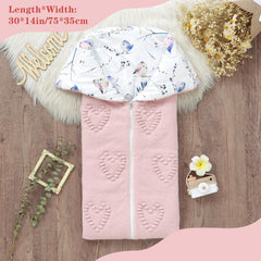 Yoolhamy warm swaddle snug-fit pink helps calm babies
