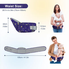 YooxArmor Baby Hip Carrier seat padding cushions comfort during wear.