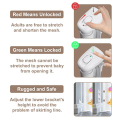 YooxArmor double-locking design helps separate pets and toddlers.