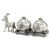 Yoption baby first haircut keepsake set with silver finish preserves precious memories