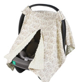 YOQIE 2-in-1 baby car seat cover with winter warmth for windy days