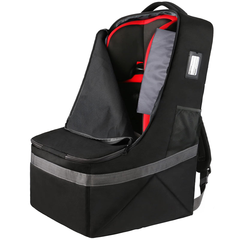 YOREPEK car seat travel bag front view with full coverage for flights