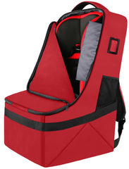 YOREPEK car seat travel bag front view, easy carry during trips and flights