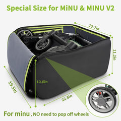YOREPEK MINU-fit bag fits UPPAbaby MINU models securely