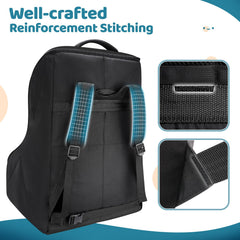 YOREPEK padded backpack straps offer hands-free travel comfort