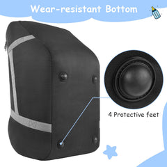 YOREPEK padded car seat travel bag padded handles enhance comfortable carrying.