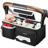 YOREPEK spacious stroller caddy main compartment for baby essentials