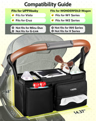YOREPEK wipes pocket and front pocket for quick cleanups and items