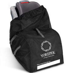 YOREPEK gate-check car seat bag protects the seat from dust during travel