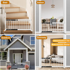 YORWHIN foldable pet gate lightweight and portable for travel and room separation