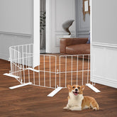 YORWHIN Short Puppy Gate 17 inch height keeps small dogs contained at thresholds