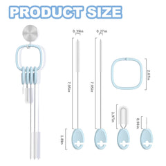 YOTIME brushes with ergonomic handles offer comfortable grip during cleaning