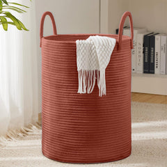 YOUDENOVA 58L laundry hamper full view for blanket and clothing storage.