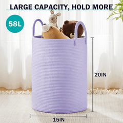 YOUDENOVA reinforced-handles enable easy carry even when full of clothes.
